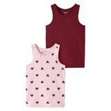NAME IT MINI hemden met hartjes (set van 2)
