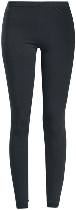 R.E.D. by EMP R.E.D. Rock-Engineered Design Zwarte basic leggings met elastiek - Dames - M