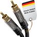 KabelDirekt RCA subwoofer kabel – 1×1 – 7,5m