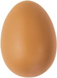 Plastique Oeuf - 20x - brun - 6 cm - décorer - matériel de loisirs créatifs