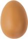 Plastique Oeuf - 20x - brun - 6 cm - décorer - matériel de loisirs créatifs