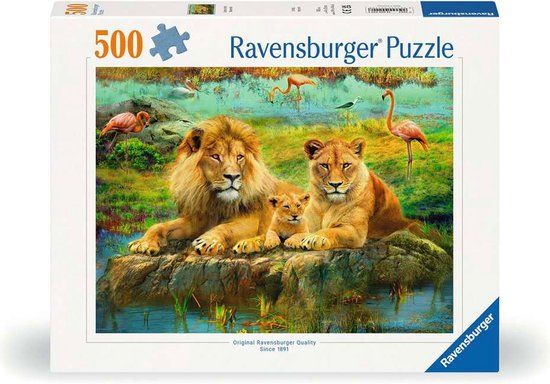 Ravensburger Lions in the Savannah - 500 pieces