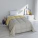 Italian Bed Linen ELEGANT Winter Quilt, Lichtgrijs/Crème, 170x260cm