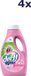 Dreft Lessive liquide Délicat & Laine 21 lavages - 4 x 945 ml - Lot économique