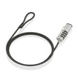 AISENS ASLK-D50N05-BK kabelslot Zwart 1,5 m