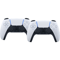Sony PlayStation 5 DualSense Draadloze Controller Wit Duo Pack