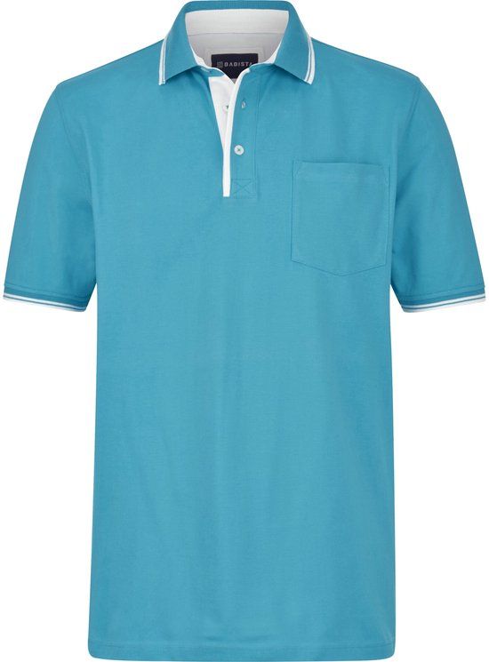 Babista heren Poloshirt - Turquoise - Maat 48