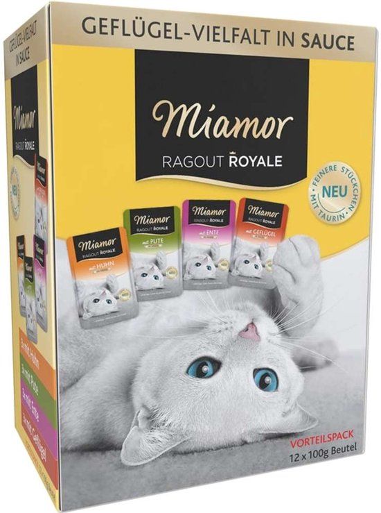 Miamor Ragout Royale Multipack 48x100g Gevogeltevariatie in saus