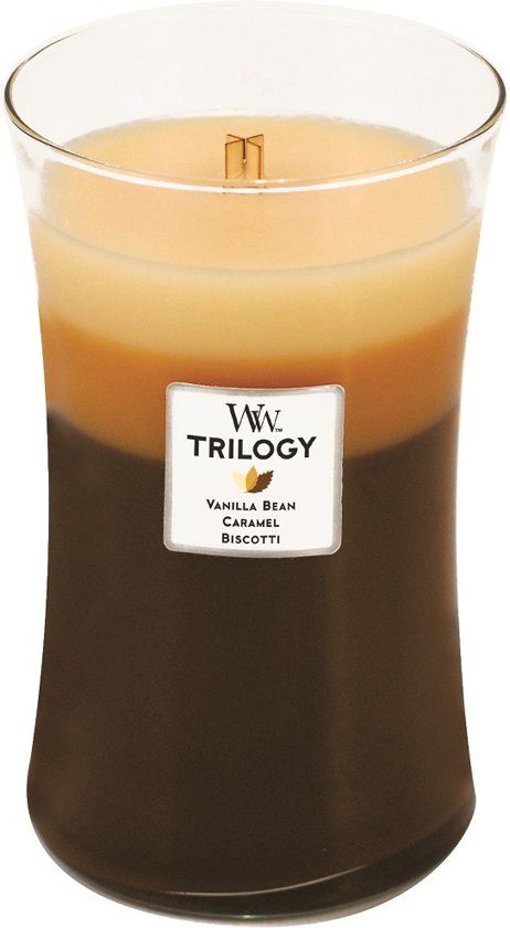 Woodwick Cafe Sweets Trilogy Large Candle - 0663595939041