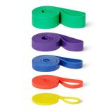 Amazon Basics Trainingsweerstandsbanden voor Tijdens het Sporten, Set van 5