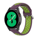 Samsung Galaxy sportbandje met gesp - Paars + groen - 40mm & 44mm