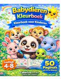 Geweldig Kleurboek voor Kinderen van 4 tot 8 Jaar: Schattige Dieren, Leuke en Gemakkelijke Kleurplaten voor Creatieve Jongens en Meisjes