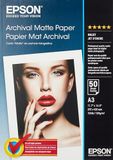 Epson C13S041344 Matte archiefpapier, inkjet, 189 g/m2, A3, 50 vellen
