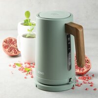 DOMO DO9282WK Waterkoker 'Wood You' - 1,7 L - mat groen