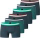 Schiesser Trunk 955 Multi 6-Pack Gestreept Katoen/Spandex voor Mannen Gesorteerd 16