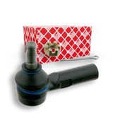febi bilstein 12913 Trekstanguiteinde met kasteelmoer en splitpen, per stuk | Compatibel met: TOYOTA CAMRY, CAMRY Kombi, CARINA IV, CARINA IV Stufenheck, CELICA Cabriolet, CELICA Cabriolet