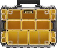 Stanley FatMax Pro-Stack Organizer Compact - FMST82967-1 - Tool Box - Metal, Polycarbonate (PC) - Black, Transparent, Yellow