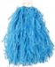 Merkloos Cheerball Blauwe Pompom Cheerleader Verkleed Accessoires - 28 cm - Kunststof - 2 Stuks