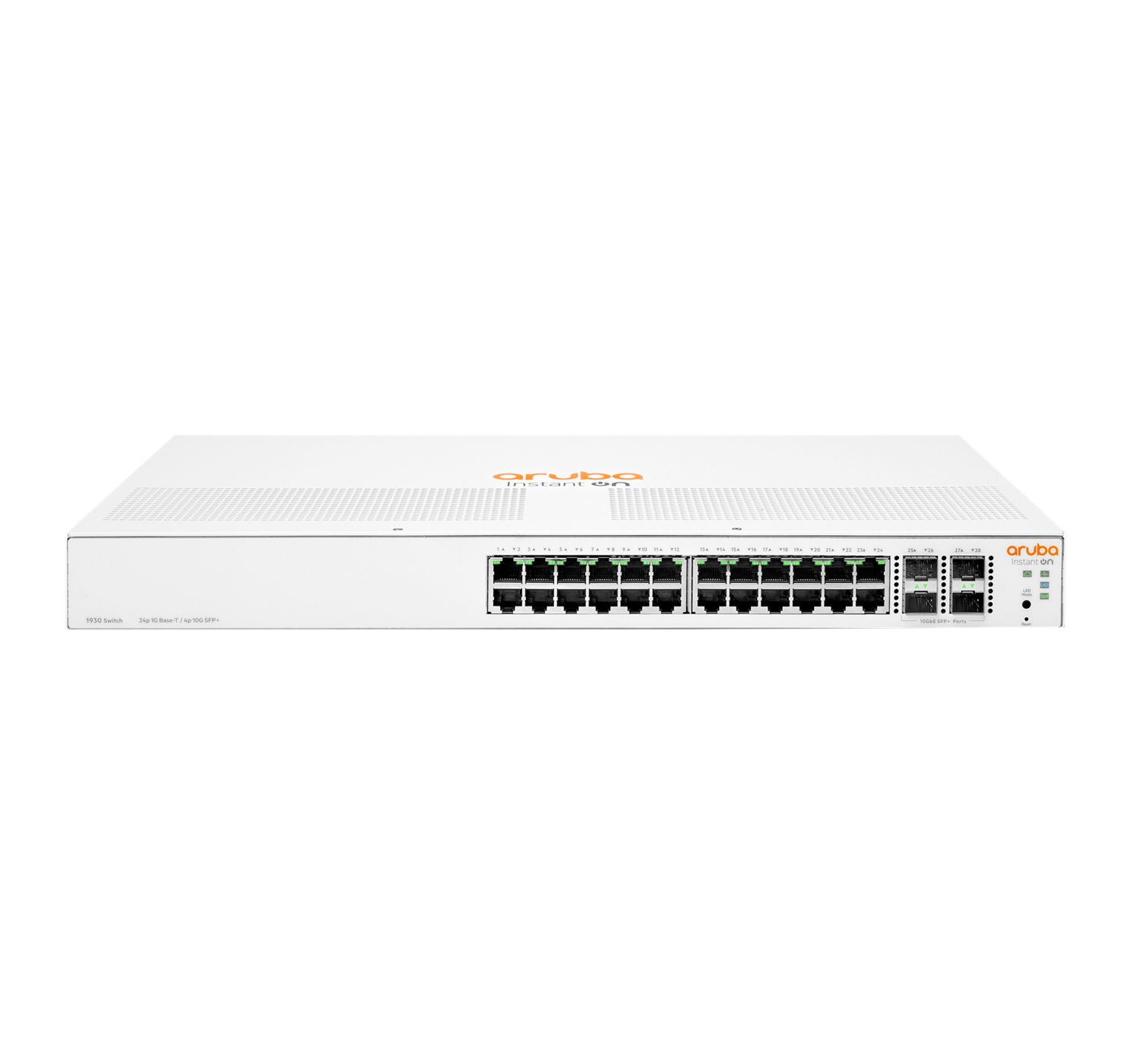 Aruba Instant On 1930 24-Port Gigabit Ethernet PoE Switch - Managed, L2+, 4x SFP+, 195W, 1U - White