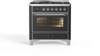 Ilve M096DNE3/MGC Gasfornuis 91,1 cm 1 Oven Mat-Grafiet/Chroom