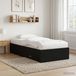 Prolenta Maison Exclusive - Cadre de lit avec tiroirs, en bois stratifié imitation chêne noir