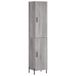 VidaXL Hoge kast, grijs Sonoma, 34,5 x 34 x 180 cm, houtvezel
