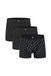 A-dam Boxershorts 'Trouts' opaal / zwart