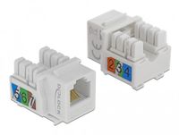 Delock Keystone Module RJ12 jack > LSA Cat.3 UTP white