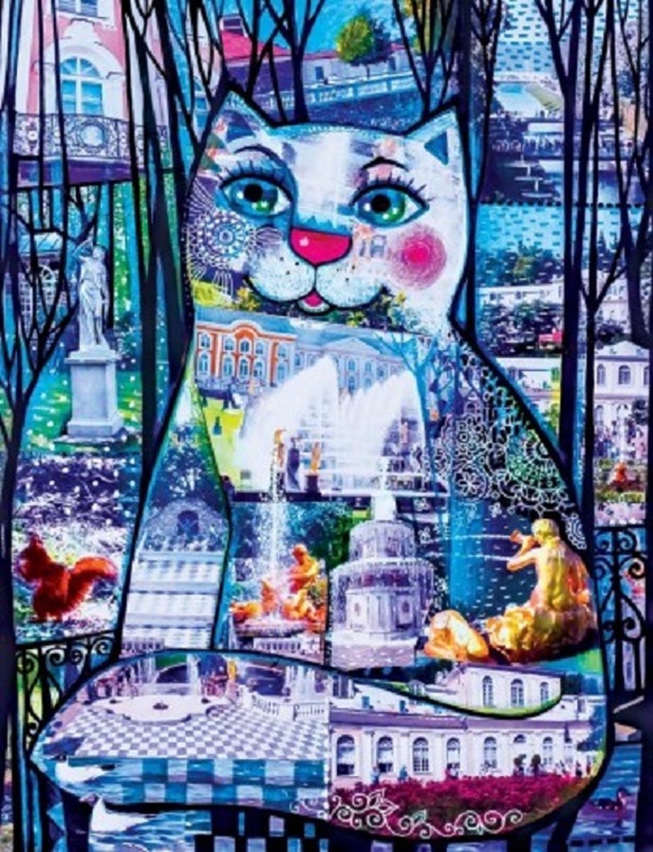 Davici puzzel - De Kat Sint Petersburg (200)