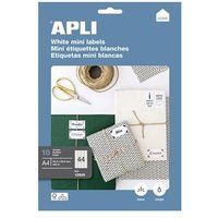 APLI Home - Permanente kleeflaag - wit - 48.5 x 25.4 mm 440 etiket(ten)