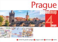 Prague Heartwood Publishing Prague PopOut Map - pocket size, pop up map of Prague city centre