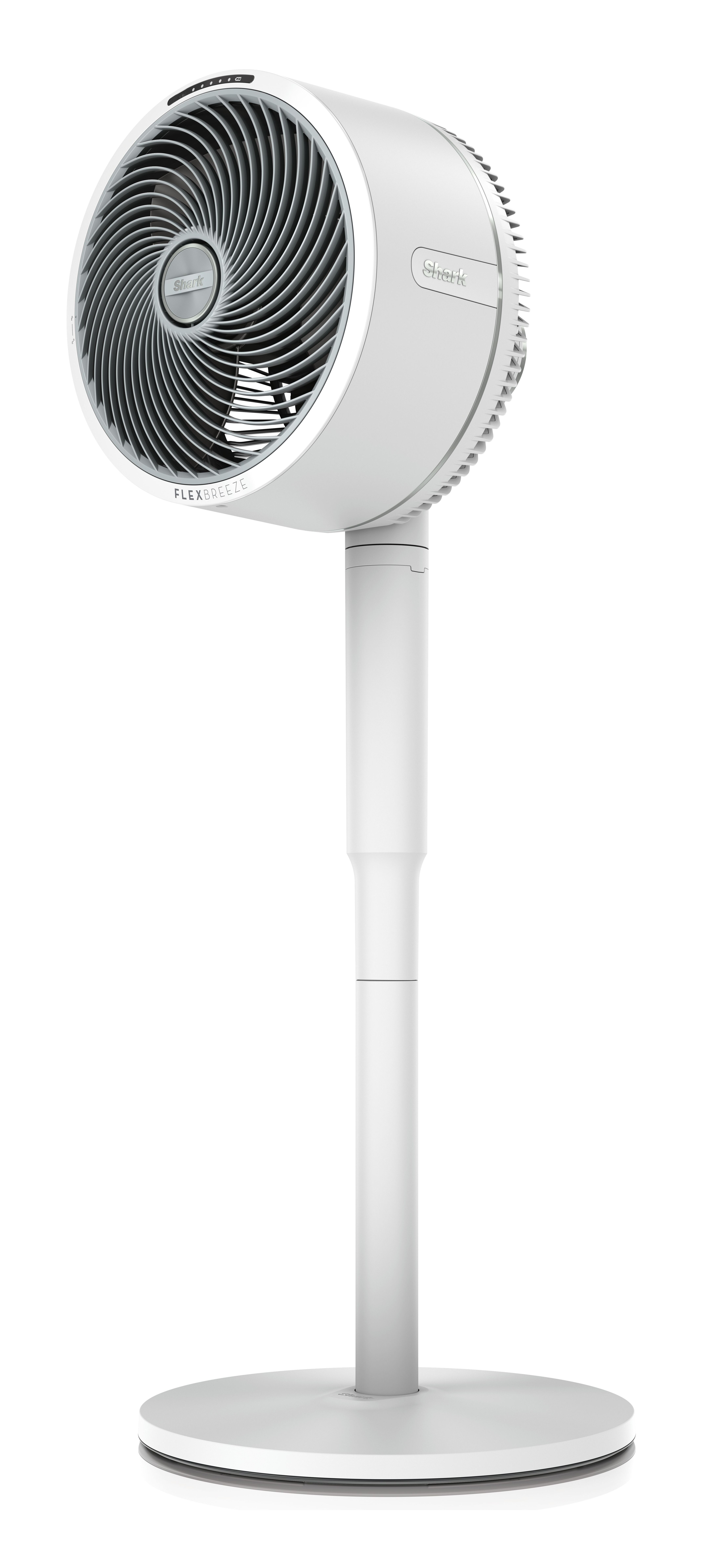 Shark FlexBreeze - White - Floor & Table Fan - 5 Speeds - 180° Oscillation - 24 Hour Battery