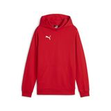 PUMA teamGOAL Casuals hoody-sweatshirt voor kinderen 658619 rood