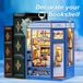 CuteBee Book Nook - Houten 3D Puzzel - DIY Bouwpakket
