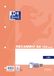 Oxford Hamelin Bloc-notes De Recharge A4 Perforé 100 Feuilles Blanches 4 Trous