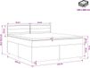 vidaXL Boxspringbed met matras, taupekleurig, 140 x 200 cm, met stoffen bekleding