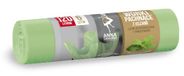 ANNA ZARADNA ST-AZ-038114 Vuilniszakken met handgrepen, 120 liter, muntgeur, afvalzakken voor huishoudelijk afval, van HDLD-folie, kleur: groen, 6 stuks