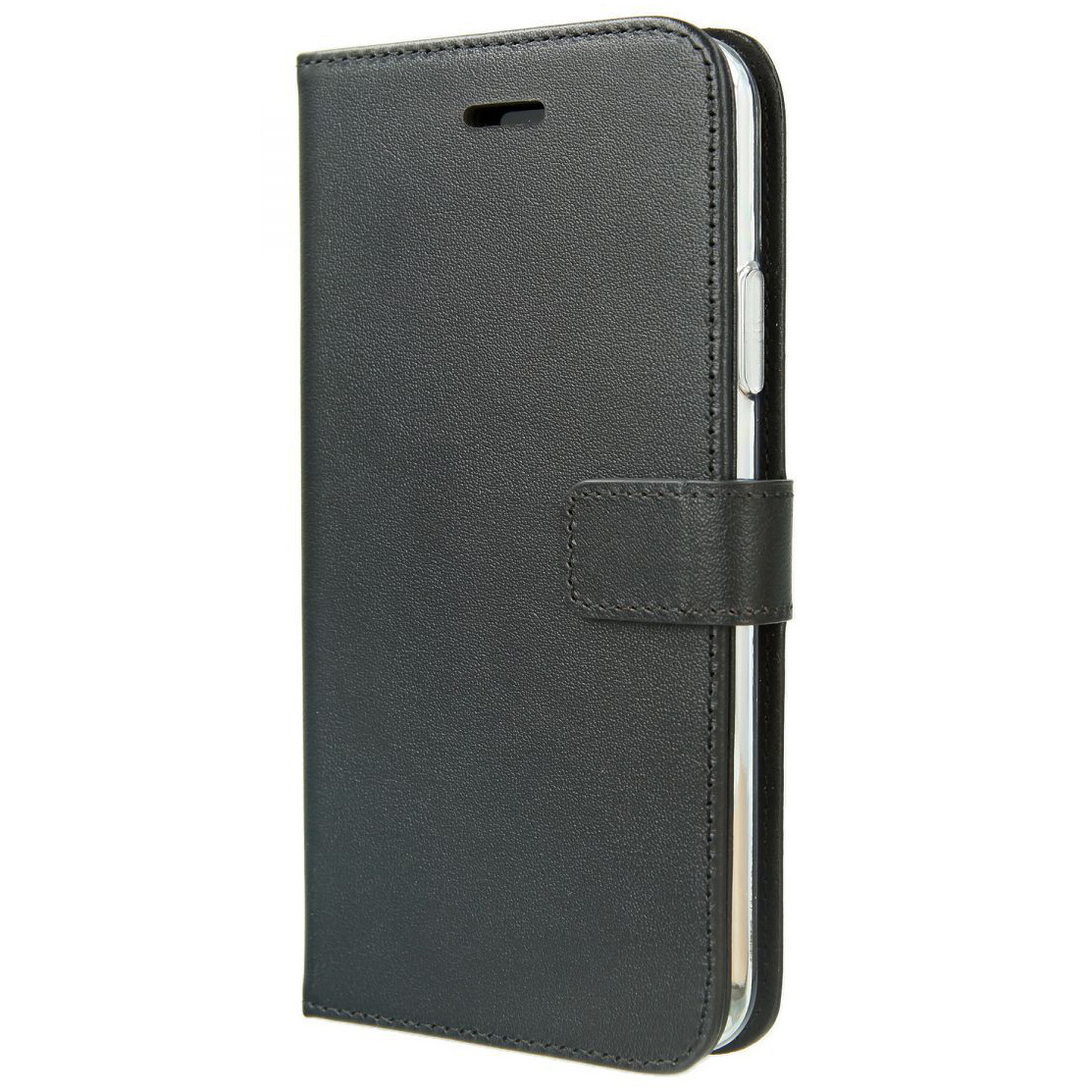 Valenta Booklet Leather Black - Gel Skin iPhone 11 Pro