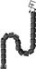 SpeaKa Professional SP-13403052 Kabelslang ABS, Staal, Thermoplast Zwart flexibel (l x b x h) 1.34 m x 100 mm x 109 mm