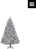 Black Box Trees Charlton Kunst Kerstboom met Sneeuw - Kunstkerstboom H155 x D91 cm - Groen Frosted