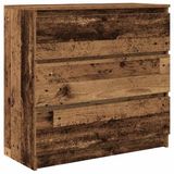 vidaXL Dressoir 80x35x76 cm Oud Hout