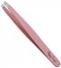 Peggy Sage Pince à épiler professionnelle bec biseauté 9,5 cm rose