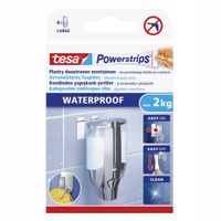 Tesa Powerstrips Waterproof - Dubbelzijdig - Wit