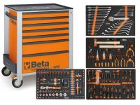 Beta BW 2400S O7/E-S Gereedschapswagen met 7 laden, gevuld met gereedschap | 240 Delig - 024006321