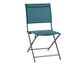 Hespéride Axant Tuinstoelen, inklapbaar, eendenblauw & grafiet, 4 stuks