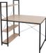 MCW-K81 Bureau - 100x60cm - Métal/Bois - Naturel