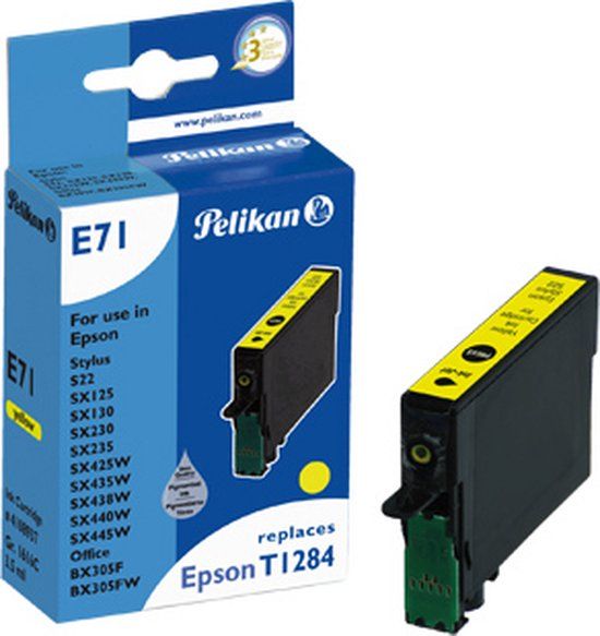 Pelikan E71 Inktcartridge 5.9 ml Geel