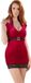 Cottelli Collection Fluwelen Jurk - Rood