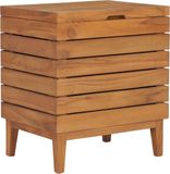 vidaXL Wasmand 40x30x45 cm massief teakhout