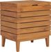vidaXL Wasmand 40x30x45 cm teck massief hout